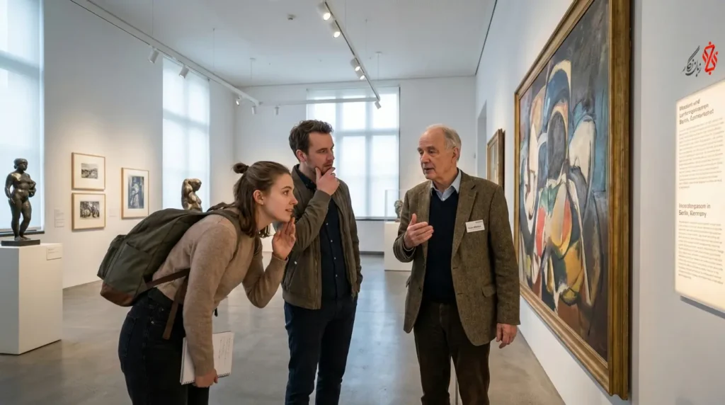 داستان-آلمانی-بازدید-از-موزه-میان-رنگ-ها-وروایت-ها-تقویت-مکالمه-زبان-آلمانی
